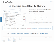 Tablet Screenshot of howtracker.com